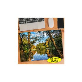 111070078 Ukrayna Ormanı Göl Manzarası 240 Parça Puzzle Yapboz