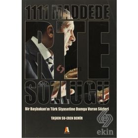 1111 MADDEDE RTE SÖZLÜĞÜ - TAŞKIN SU;EREN DEMIR