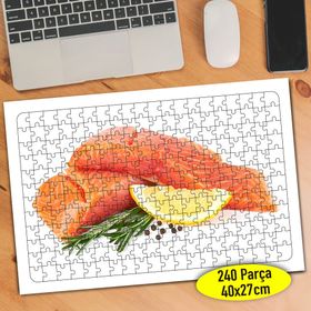111262372 Somon Balığı Deniz Mutfağı 240 Parça Puzzle Yapboz