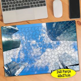 111414384 Plaza Kaplı Gökyüzü 240 Parça Puzzle Yapboz