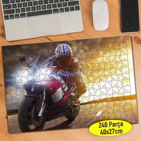 111447680 Lüks Motorsiklet Yarış Pisti 240 Parça Puzzle Yapboz