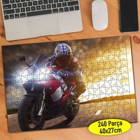 111447680 Lüks Motorsiklet Yarış Pisti 240 Parça Puzzle Yapboz