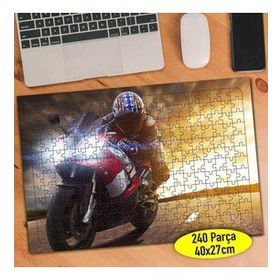 111447680 Lüks Motorsiklet Yarış Pisti 240 Parça Puzzle Yapboz