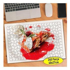111466514 Vişne Soslu Turta Tatlısı 240 Parça Puzzle Yapboz