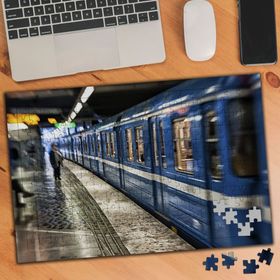 111555664 Metro İstasyonu 240 Parça Puzzle Yapboz