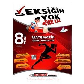 112 Matematik Yayınları 8. Sınıf Lgs 1. Dönem Matematik Eksiğim Yok Evde Kal Soru Bankası