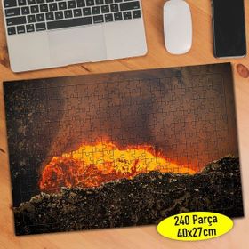 112348447 Doğal Afet Yanardağ Lavı 240 Parça Puzzle Yapboz