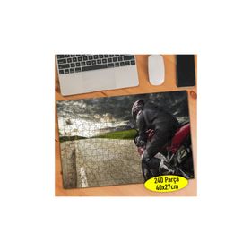 112394565 Hız Tutkunu Motorsiklet Yarışı 240 Parça Puzzle Yapboz