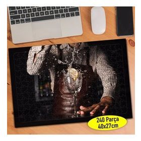 112759002 Kokteyl Hazırlayan Barmen 240 Parça Puzzle Yapboz