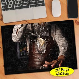 112759002 Kokteyl Hazırlayan Barmen 240 Parça Puzzle Yapboz