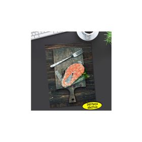 112905505 Turuncu Somon Balığı Eti 240 Parça Puzzle Yapboz
