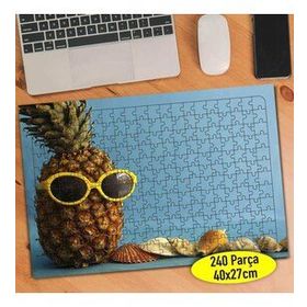 113339142 Gözlüklü Ananas Kafa 240 Parça Puzzle Yapboz