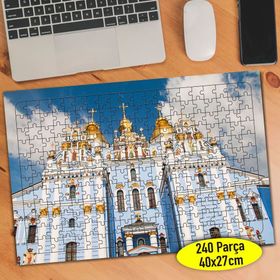 113440660 Ukrayna Beyaz Saray Manzarası 240 Parça Puzzle Yapboz