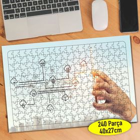 113652125 Sosyal Ağ Teknoloji Uzmanı 240 Parça Puzzle Yapboz