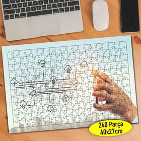 113652125 Sosyal Ağ Teknoloji Uzmanı 240 Parça Puzzle Yapboz