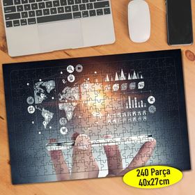 113652359 Sosyal Ağ Teknoloji Uzmanı 240 Parça Puzzle Yapboz