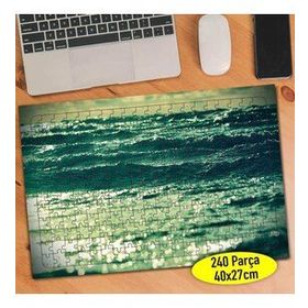 113694705 Sakin Dalgalı Deniz Manzarası 240 Parça Puzzle Yapboz