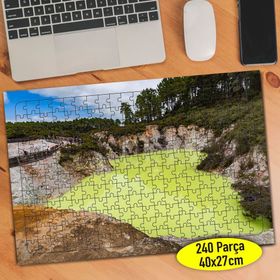 113768056 Yeni Zelanda Doğa Manzarası 240 Parça Puzzle Yapboz