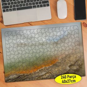 113768085 Yeni Zelanda Doğa Manzarası 240 Parça Puzzle Yapboz