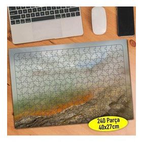 113768085 Yeni Zelanda Doğa Manzarası 240 Parça Puzzle Yapboz