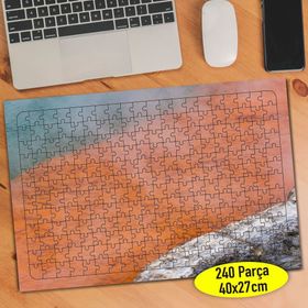 113768145 Yeni Zelanda Doğa Manzarası 240 Parça Puzzle Yapboz