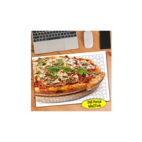 113787781 Fast Food Lezzetli Pizza 240 Parça Puzzle Yapboz