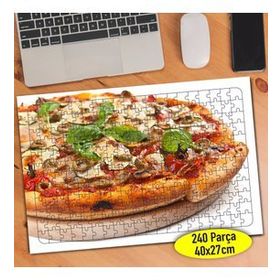 113787781 Fast Food Lezzetli Pizza 240 Parça Puzzle Yapboz