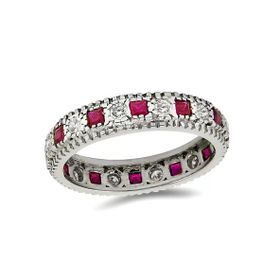 1,14 ct Pırlanta Yakut Yüzük