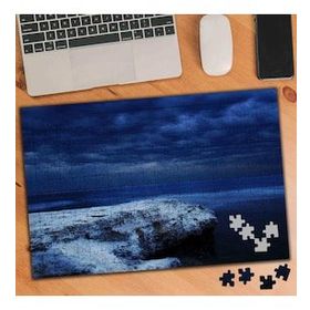 1149845 Mavi Gökyüzü Altında Kaya Parçası 240 Parça Puzzle Yapboz