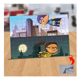 115221 Gece Ve Gündüz Kahramanları 99 Parça Puzzle Yapboz Tablo