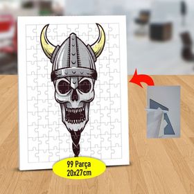 115269 Sakallı Kuru Kafa 99 Parça Puzzle Yapboz Tablo