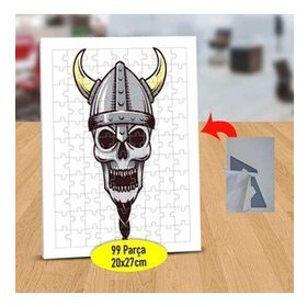 115269 Sakallı Kuru Kafa 99 Parça Puzzle Yapboz Tablo