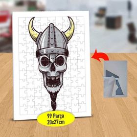 115269 Sakallı Kuru Kafa 99 Parça Puzzle Yapboz Tablo