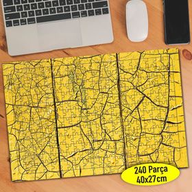 115483000 Çatlamış Sarı Boya Dokusu 240 Parça Puzzle Yapboz