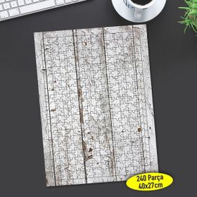 115483203 Çatlamış Tahta Deseni 240 Parça Puzzle Yapboz