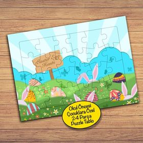 115PZ Renkli Yumurtalar Diyarı Çocuklara Özel Puzzle Yapboz Tablo