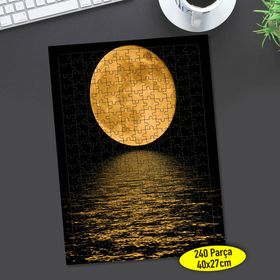 117501778 Denizde Dolunay Yansıması 240 Parça Puzzle Yapboz