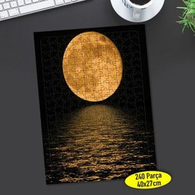 117501778 Denizde Dolunay Yansıması 240 Parça Puzzle Yapboz