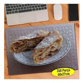 1184 Viyana Usulü Strudel Turta Yiyecek 240 Parça Puzzle Yapboz
