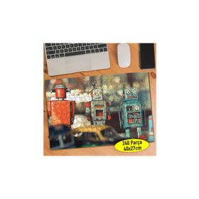 1194 Nostajik Robot Oyuncaklar Fotoğrafı 240 Parça Puzzle Yapboz