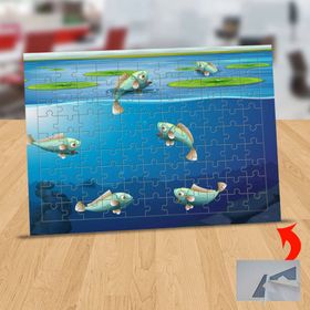 119524 Deniz Altında Balık Sürüsü 99 Parça Puzzle Yapboz Tablo