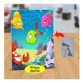 1196320 Neşeli Deniz Canlıları 99 Parça Puzzle Yapboz Tablo