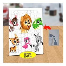 1196361 Küçük Tatlı Hayvanlar 99 Parça Puzzle Yapboz Tablo