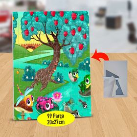 1196382 Ağaç Altındaki Hayvanlar 99 Parça Puzzle Yapboz Tablo