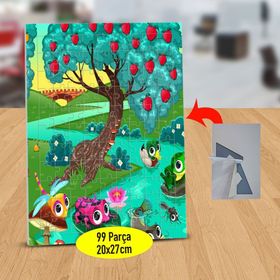 1196382 Ağaç Altındaki Hayvanlar 99 Parça Puzzle Yapboz Tablo