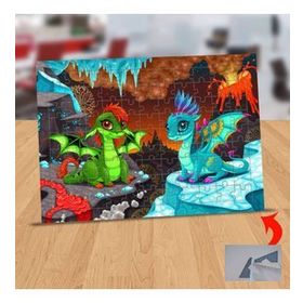 1196695 Buz Ve Ateş Ejderhalar 99 Parça Puzzle Yapboz Tablo