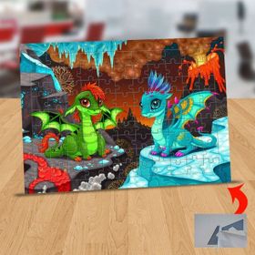 1196695 Buz Ve Ateş Ejderhalar 99 Parça Puzzle Yapboz Tablo