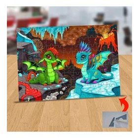 1196695 Buz Ve Ateş Ejderhalar 99 Parça Puzzle Yapboz Tablo
