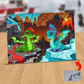1196695 Buz Ve Ateş Ejderhalar 99 Parça Puzzle Yapboz Tablo