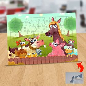 1196698 Sevimli Bakan Hayvanlar 99 Parça Puzzle Yapboz Tablo